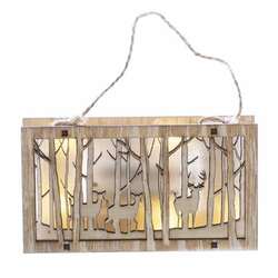 Item 558536 Light Up Woodland Ornament