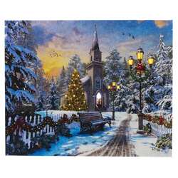 Item 558584 thumbnail Church In The Vail Lighted Canvas