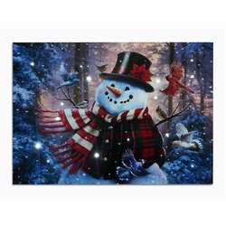Item 558620 thumbnail Tabletop Happy Winter Lighted Canvas
