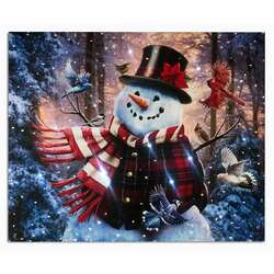 Item 558623 thumbnail Happy Winter Lighted Canvas