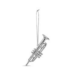 Item 560063 thumbnail Silver  Trumpet Ornament