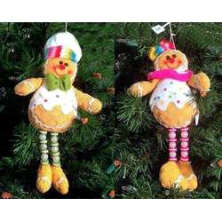 Item 568381 Button Leg Boy/Girl Gingerbread Ornament