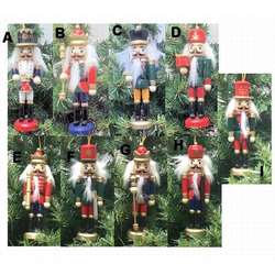 Item 568440 Wood Nutcracker Ornament