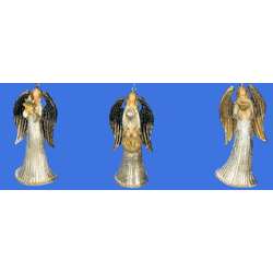 Item 568529 White/Gold Angel Ornament