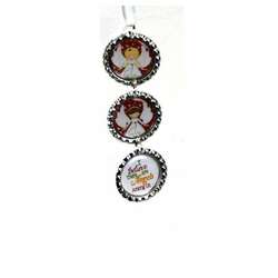 Item 578001 Angel Bottle Caps Ornament