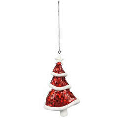 Item 601020 thumbnail Red And White Christmas Tree Ornament