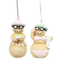 Item 601055 Coastal Christmas Sand Ornament