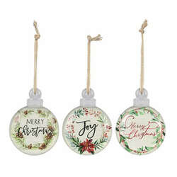 Item 601123 thumbnail Glass Christmas Ornament