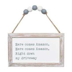 Item 609007 thumbnail Driveway Beaded Framed Ornament