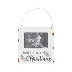 Item 609028 thumbnail Babys First Christmas Photo Frame Ornament