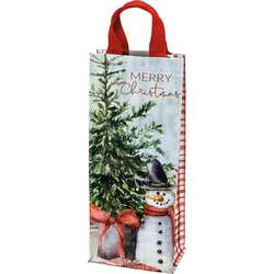 Item 642050 Wine Tote Merry Christmas