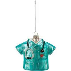 Item 642057 thumbnail Nurse Scrubs Glass Ornament