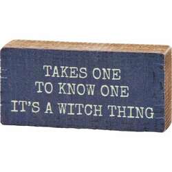Item 642069 thumbnail A Witch Thing Box Sign