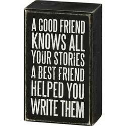 Item 642112 thumbnail BEST FRIEND BOX SIGN
