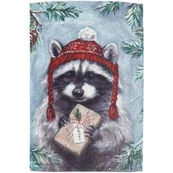 Item 642179 thumbnail Winter Raccoon Garden Flag