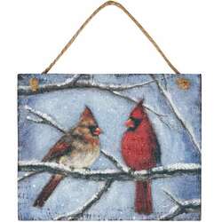 Item 642225 thumbnail Cardinal Couple Christmas Ornament