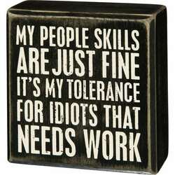 Item 642251 thumbnail PEOPLE SKILLS BOX SIGN