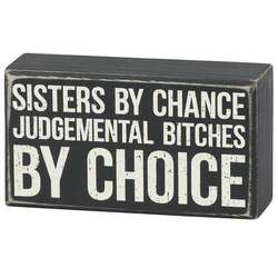 Item 642253 thumbnail Judgemental Box Sign