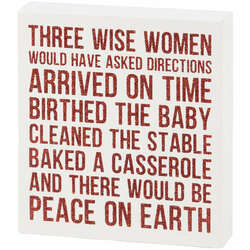 Item 642530 thumbnail Three Wise Women Block Sign