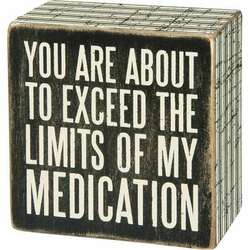 Item 642533 thumbnail Exceed The Limits Box Sign