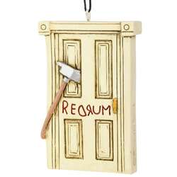 Item 685035 Creepy Door With Axe Ornament