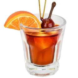 Item 685038 thumbnail Old Fashioned Whiskey Ornament