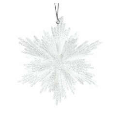 Item 805027 White Snowflake Ornament