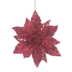 Item 805039 thumbnail Red Poinsettia Ornament