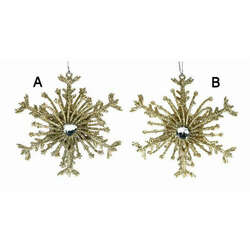 Item 812056 thumbnail Gold Snowflake Ornament