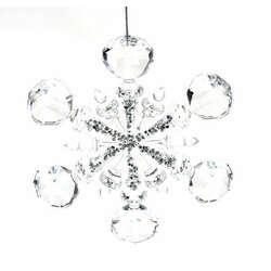 Item 815020 Clear Snowflake Ornament