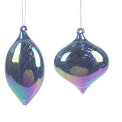 Item 818054 Peacock Drop/Onion Ornament