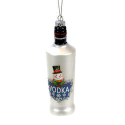 Item 820077 Snowman Vodka Ornament