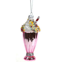 Item 820135 Glass Sundae Ornament