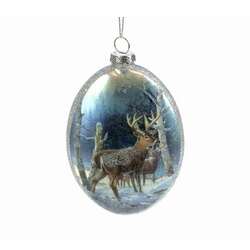 Item 844082 Deer Oval Shape Ornament
